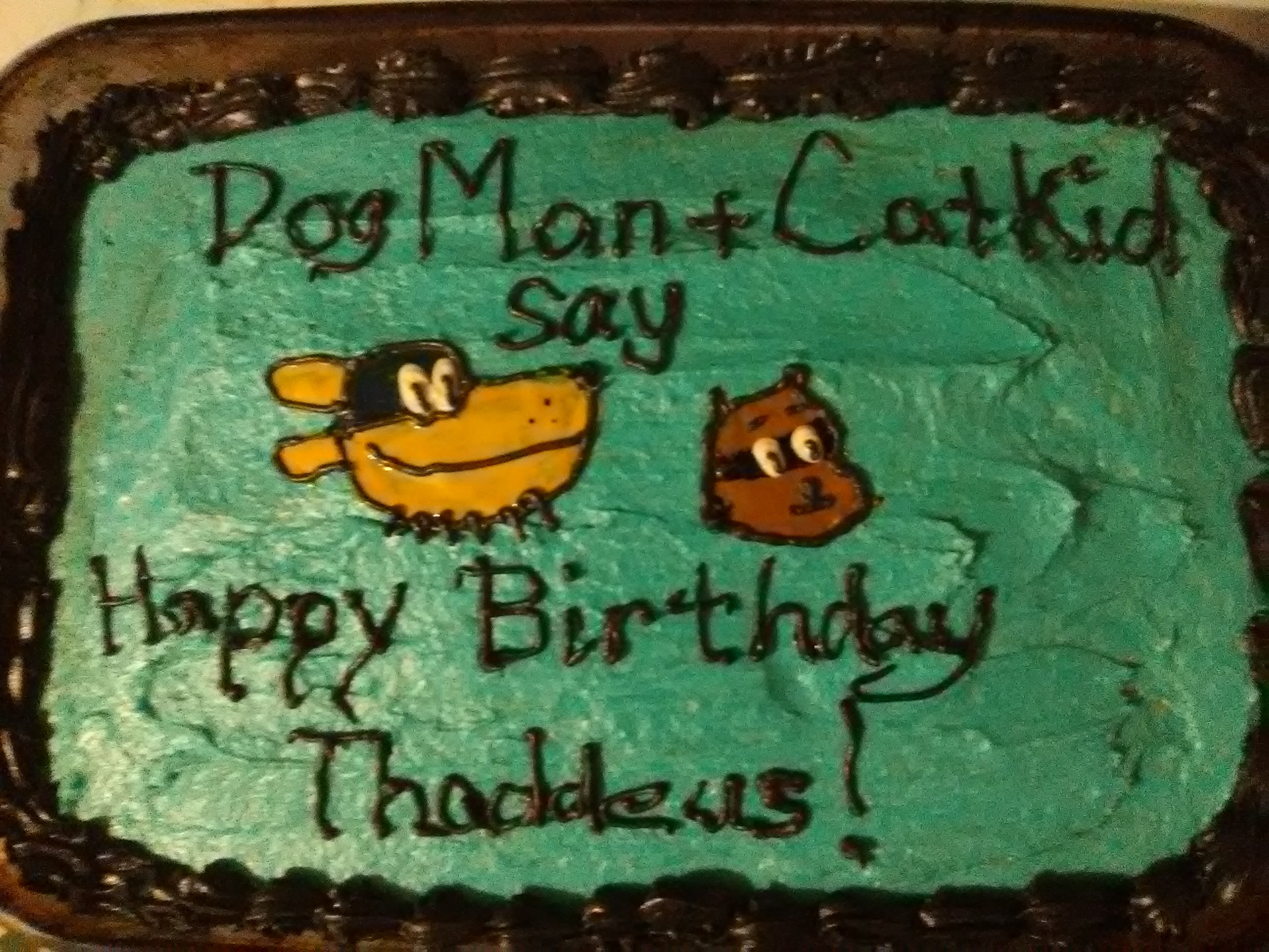 dogman birthday cake